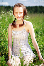 Teen poses outdoors Teen poses outdoors