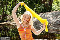 Blonde in a necklace Blonde in a necklace