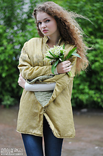 Curly girlfriend in bed Curly girlfriend in bed