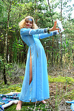 Cute babe teasing outdoor Cute babe teasing outdoor