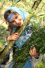 Cute babe teasing outdoor Cute babe teasing outdoor