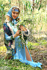 Cute babe teasing outdoor Cute babe teasing outdoor