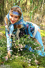 Cute babe teasing outdoor Cute babe teasing outdoor