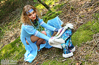 Sexy angel in the woods Sexy angel in the woods