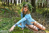 Sexy angel in the woods Sexy angel in the woods