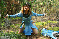 Sexy angel in the woods Sexy angel in the woods