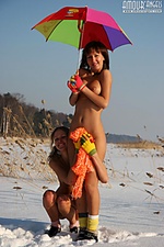 Snow teen angels Snow teen angels