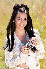 Brunette cutie stripping Brunette cutie stripping