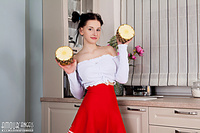 Cute brunette posing Cute brunette posing