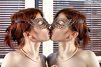 Sexy babe in white nylons Sexy babe in white nylons