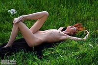 Hotty posing outdoors Hotty posing outdoors