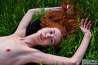 Hotty posing outdoors Hotty posing outdoors