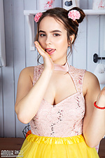 Brunette gets naked Brunette gets naked