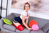 Gorgeous girl in red Gorgeous girl in red