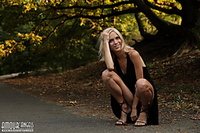 Glamour girl in nature Glamour girl in nature