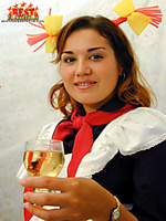 Russian teen school-girl