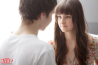 Brunette porcelain doll Brunette porcelain doll