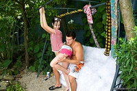 Teen fucked on bench Teen fucked on bench