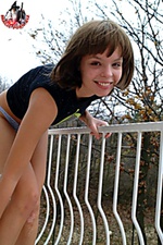 Busty teen outdoors Busty teen outdoors