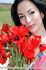 Smooth fair skin, womanly curves, and a pair of perfectly puffy nipples among fresh and vivid surroundings. Smooth fair skin, womanly curves, and a pair of perfectly puffy nipples among fresh and vivid surroundings.