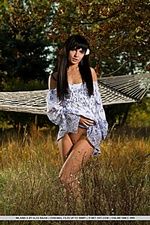 New model milania is a sweet, charming stunner. New model milania is a sweet, charming stunner.