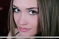 Emilia's curvy body clad in her new red swimsuit. Emilia's curvy body clad in her new red swimsuit.