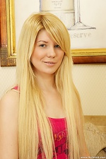 Slender blonde teen in striped tights enjoys hot sex Slender blonde teen in striped tights enjoys hot sex