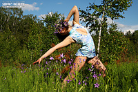 Lovely babe teasing