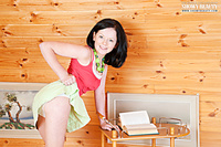 Lovely girl stripping