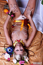 Marvelous teen on bed Marvelous teen on bed