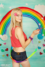 Cute babe goes naked Cute babe goes naked