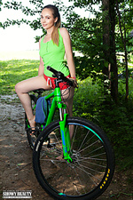 Biker feeling too sexy