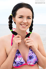 Girl in a cute bikini Girl in a cute bikini