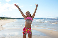 Sexy teen by the sea Sexy teen by the sea