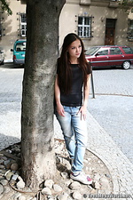 Teen gets her beautiful face covered with sperm Teen gets her beautiful face covered with sperm