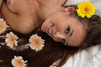 Playing with flowers Playing with flowers